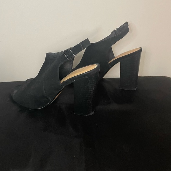 Express Peep-Toe Block Heels - Picture 5 of 9